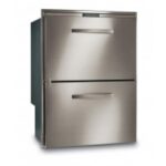 180 Litre Stainless steel twin drawer Refrigerator