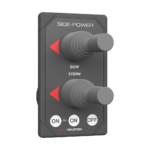 Side-Power joystick panel double
