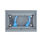Wall mount enclosure for 65 x 120mm GX panels