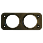 Dual front mounting panel