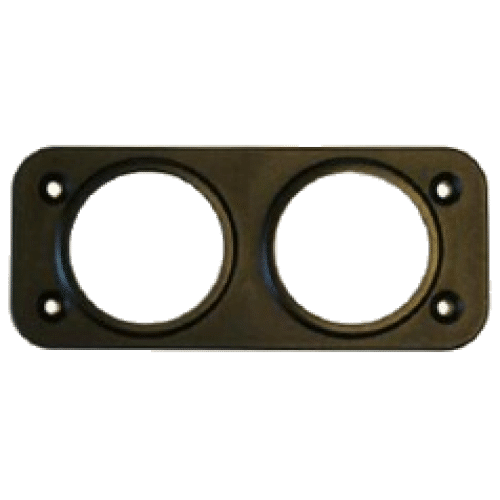 Dual front mounting panel