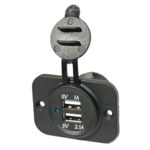 Dual port 5v USB socket