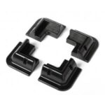 Premium corner profiles (4-pack) in black