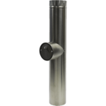 stainless steel flue with damper
