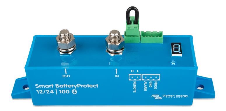 Smart BatteryProtect 12-24V 100A (front-angle) Smart BatteryProtect